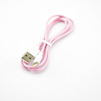  USB кабель USAMS Turn Series Lightning pink 