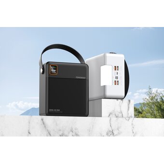  Аккумулятор внешний резервный TOPOMAX TPB-F121 100000mAh, PD 20W+22.5W черный 