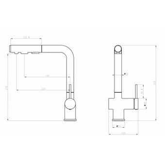  Смеситель Emar ECB 7020 хром 