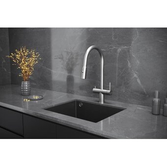  Смеситель для кухни KUCHENSTERN Brunn-FS 751SS80 нерж 