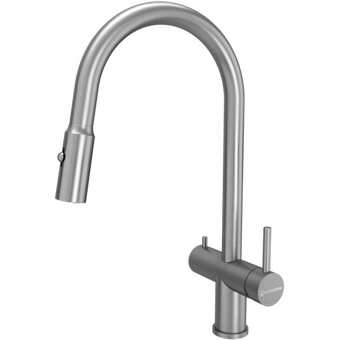  Смеситель для кухни KUCHENSTERN Brunn-FS 751SS80 нерж 