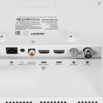  Телевизор Topdevice TDTV24CS08H_WE белый 