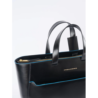  Сумка деловая Piquadro Blue Square (BD6680B2/N) женская, кожа натуральная, черный 