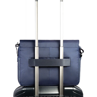  Сумка-мессенджер Piquadro Orion CA6627S136/BLU ткань, синий 