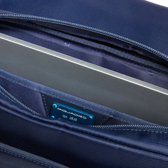  Сумка-мессенджер Piquadro Orion CA6627S136/BLU ткань, синий 