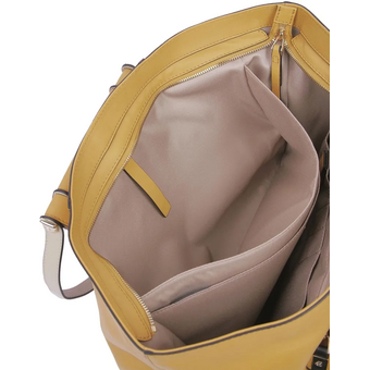  Сумка деловая Piquadro Circle BD3336W92/GBE женская, кожа, шафрановый/бежевый 