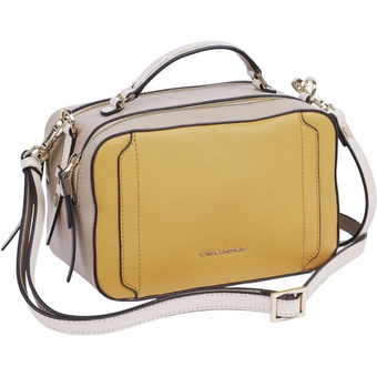  Сумка Piquadro Circle BD6656W92/GBE женская, кожа, желтый/бежевый 
