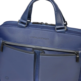  Сумка деловая Piquadro Orion CA6623S136/BLU ткань, синий 