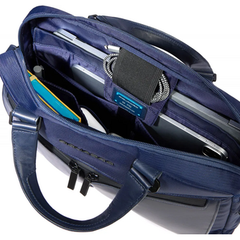  Сумка деловая Piquadro Orion CA6623S136/BLU ткань, синий 