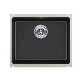  Кухонная мойка KUCHENSTERN Subkeram 60 (301KB30) керамический черный 