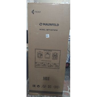  УЦ Холодильник Maunfeld MFF1857NFW белый (Царапина на задней стенке) 