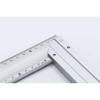  Угольник строительный ALUKOMTOOLS 211513400A алюминиевый 