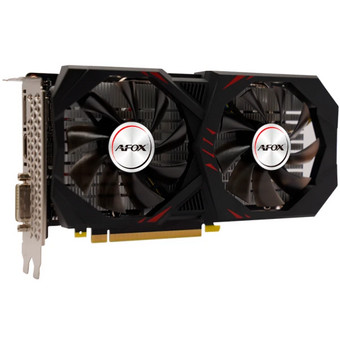  Видеокарта Afox GTX1660TI 6GB (AF1660TI-6144D6H7-V6) GDDR6 192bit DVI DP HDMI 2Fan RTL 