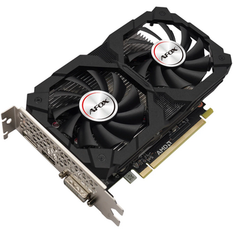  Видеокарта Afox RX550 4GB (AFRX550-4096D5H2-V4) GDDR5 128bit DVI DP HDMI 2Fan RTL 