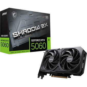  Видеокарта MSI RTX5060 Shadow 2X OC 8GB (RTX 5060 8G Shadow 2X OC) GDDR7 128bit 3xDP HDMI 2Fan RTL 