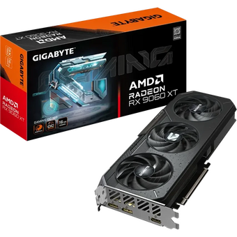  Видеокарта GIGABYTE RX 9060XT 16GB (GV-R9060XTGAMING OC-16GD) PCIE16 