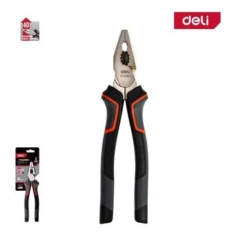  Плоскогубцы Deli DL0005 200мм, Cr-V 