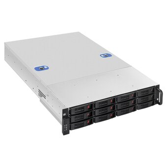  Корпус ExeGate Pro 2U660-HS12 EX294276RUS RM 19", высота 2U, глубина 660, Redundant БП 2x800W, 12xHotSwap 