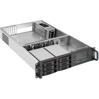  Корпус ExeGate Pro 2U660-HS06 EX294284RUS RM 19", высота 2U, глубина 660, Redundant БП 2x800W, 6xHotSwap, USB 