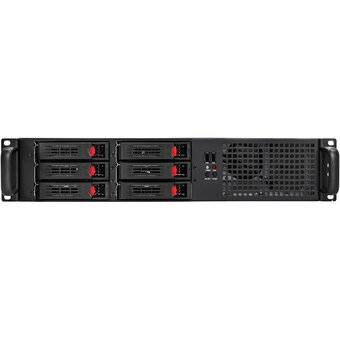  Корпус ExeGate Pro 2U660-HS06 EX294284RUS RM 19", высота 2U, глубина 660, Redundant БП 2x800W, 6xHotSwap, USB 