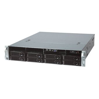  Корпус Ablecom CS-R25-42P 2U chassis, ATX, Micro-ATX, Mini-ITX MBs, 8-port 12 Gbps SAS/ SATA to BP, 8 x 3.5'' hsb + 2 3.5" internal, 7 LP/ H 