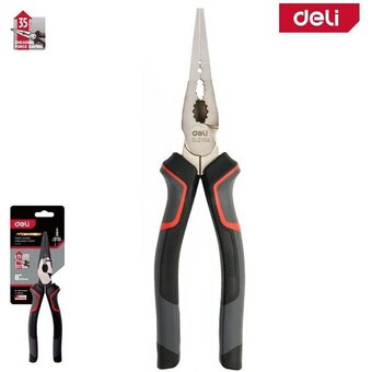  Плоскогубцы Deli DL0104 200мм, Cr-V 