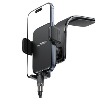  Автодержатель ACEFAST D28 press type car holder for dashboard Black 