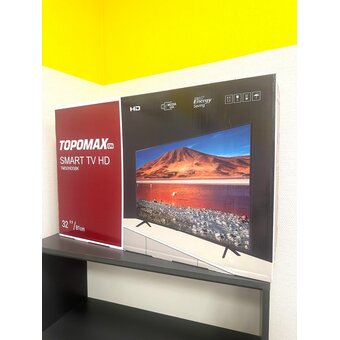  Телевизор TOPOMAX TM32FHSBK черный 1920x1080, Full HD, 60Гц, Wi-Fi, Smart TV, Android TV 14.0 