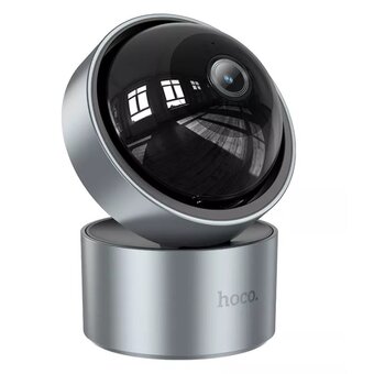  УЦ Камера видеонаблюдения HOCO D5 Indoor PTZ HD camera EU silvery gray (плохая упаковка) 