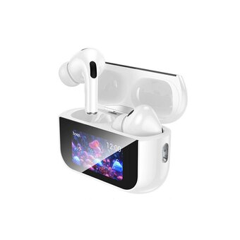  УЦ Наушники bluetooth HOCO EW79 Bright true wireless ANC touch screen белый (плохая упаковка) 