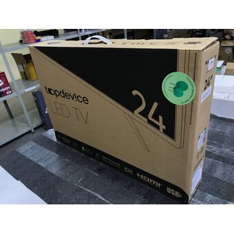  УЦ Телевизор Topdevice TDTV24BN02HBK черный (Новый, небольшая царапина на экране, нижний правый угол) 