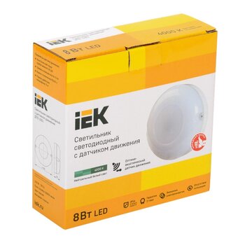  Светильник IEK ДПО 1001 (LDPO3-1001-008-4000-K01) 8Вт 4000K белый 