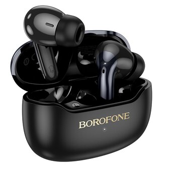  Наушники bluetooth BOROFONE FQ1 Plus Shine ANC+ENC Noise Reduction wireless черный 