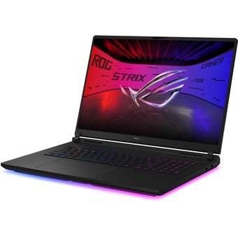  Ноутбук Asus Rog Strix Scar 18 G835LX-SA022W (90NR0LF1-M000V0) Core Ultra 9 275HX 32Gb SSD1Tb Nvidia GeForce RTX5090 24Gb (2560x1600) Win11Home black 