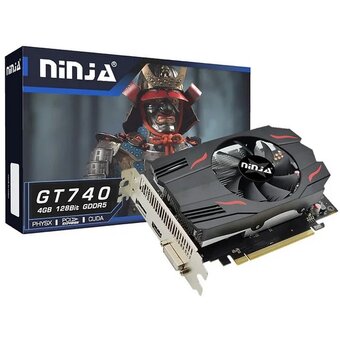  Видеокарта Ninja (Sinotex) GT740 4GB (NF74NP045F) GDDR5 128bit VGA DVI HDMI 1Fan RTL 