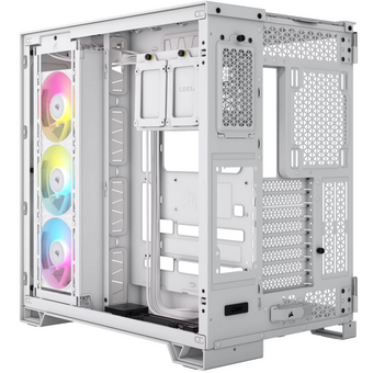  Корпус Corsair iCUE Link 6500X RGB (CC-9011270-WW) без БП, White, Midi-Tower, TG, 3x120mm 4xUSB-A 3.2, 1xUSB Type-C, E-ATX, ATX, mITX 
