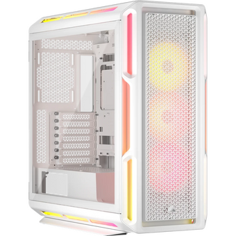  Корпус Corsair iCUE Link 5000T LX RGB (CC-9011299-WW) без БП, White, Midi-Tower, TG, 3x120mm 4xUSB-A 3.2, 1xUSB Type-C, E-ATX, ATX, mITX 