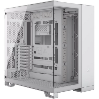 Корпус Corsair 6500X (CC-9011258-WW) без БП, White, Midi-Tower, TG, no fan, 4xUSB-A 3.2, 1xUSB Type-C, E-ATX, ATX, mITX 