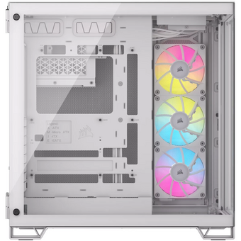  Корпус Corsair iCUE Link 6500X RGB (CC-9011270-WW) без БП, White, Midi-Tower, TG, 3x120mm 4xUSB-A 3.2, 1xUSB Type-C, E-ATX, ATX, mITX 
