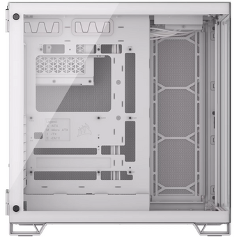  Корпус Corsair 6500X (CC-9011258-WW) без БП, White, Midi-Tower, TG, no fan, 4xUSB-A 3.2, 1xUSB Type-C, E-ATX, ATX, mITX 