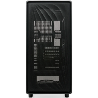  Корпус HSPD M510 (M510-TGBK), без БП, Mesh Mid Tower, Black, TG, 0.5 SPCC, no fans ATX, mITX 180/280/160mm 1x2.5", 7xPCI 1xUSB-A 3.0, 1.0 517x 