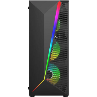  Корпус Bloody BD-CC106F черный без БП ATX 4x120mm 1xUSB2.0 1xUSB3.0 audio bott PSU 