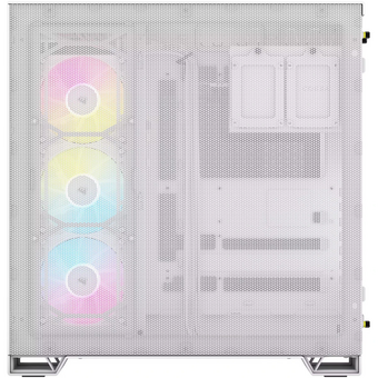  Корпус Corsair iCUE Link 6500X RGB (CC-9011270-WW) без БП, White, Midi-Tower, TG, 3x120mm 4xUSB-A 3.2, 1xUSB Type-C, E-ATX, ATX, mITX 