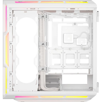  Корпус Corsair iCUE Link 5000T LX RGB (CC-9011299-WW) без БП, White, Midi-Tower, TG, 3x120mm 4xUSB-A 3.2, 1xUSB Type-C, E-ATX, ATX, mITX 