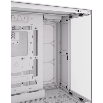  Корпус Corsair 6500X (CC-9011258-WW) без БП, White, Midi-Tower, TG, no fan, 4xUSB-A 3.2, 1xUSB Type-C, E-ATX, ATX, mITX 