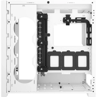  Корпус Corsair 5000D Core Airflow (CC-9011262-WW) без БП, White, Midi-Tower, TG, no fan, 2xUSB-A 3.2, 1xUSB Type-C, E-ATX, ATX, mITX 