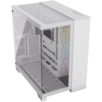  Корпус Corsair iCUE Link 6500X RGB (CC-9011270-WW) без БП, White, Midi-Tower, TG, 3x120mm 4xUSB-A 3.2, 1xUSB Type-C, E-ATX, ATX, mITX 