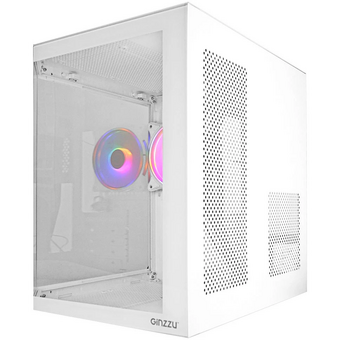  Корпус Ginzzu V290 White 3*Fan 12LD4 