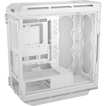  Корпус Corsair 5000T (CC-9011301-WW) без БП, White, Midi-Tower, TG, no fan, 4xUSB-A 3.2, 1xUSB Type-C, E-ATX, ATX, mITX 