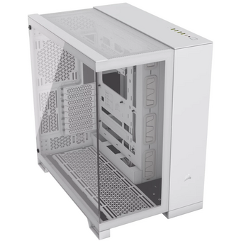  Корпус Corsair 6500X (CC-9011258-WW) без БП, White, Midi-Tower, TG, no fan, 4xUSB-A 3.2, 1xUSB Type-C, E-ATX, ATX, mITX 